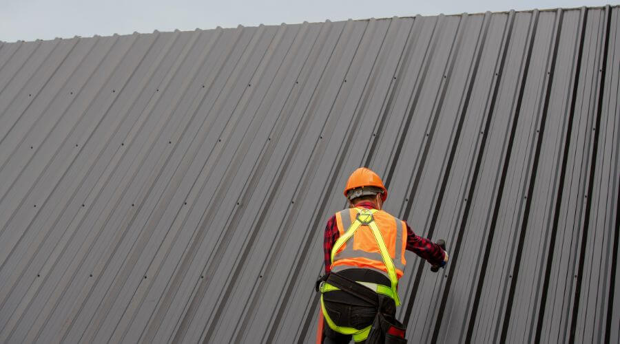 Professional metal roof installation in Bath, SD